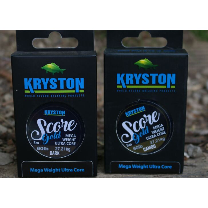 Kryston 5m 60lb Score GOLD Heavyweight Leadcore Camou