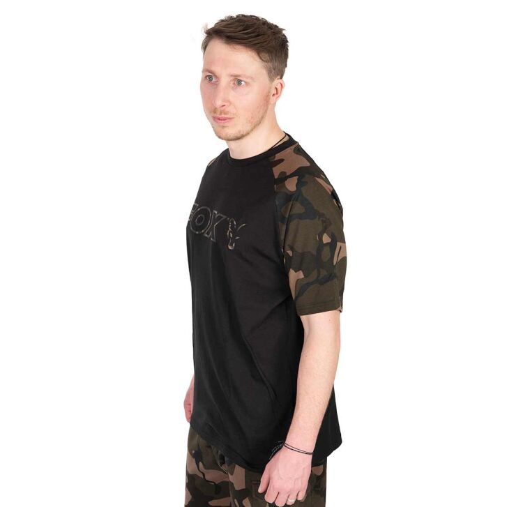 Fox Black / Camo Outline Tshirt smalll