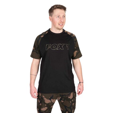 Fox Black / Camo Outline Tshirt smalll