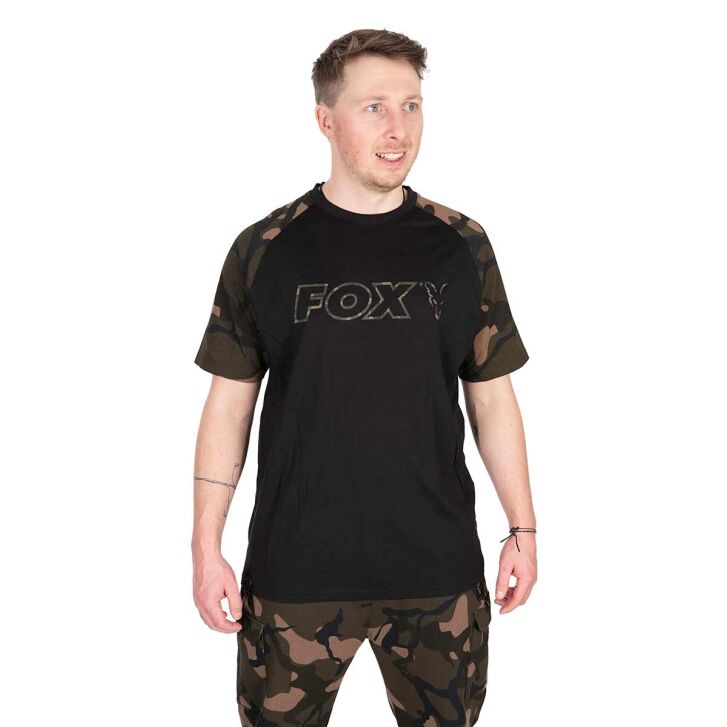 Fox Black / Camo Outline Tshirt 2XL