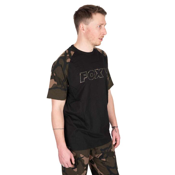 Fox Black / Camo Outline Tshirt 2XL