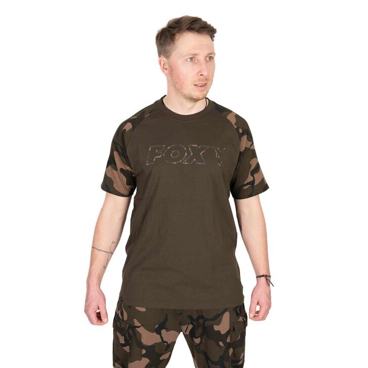 Fox khaki / Camo Outline Tshirt 3XL