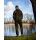 Fox LW Khaki / Camo Split Zip Hoody LARGE