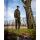 Fox LW Khaki / Camo Split Zip Hoody LARGE
