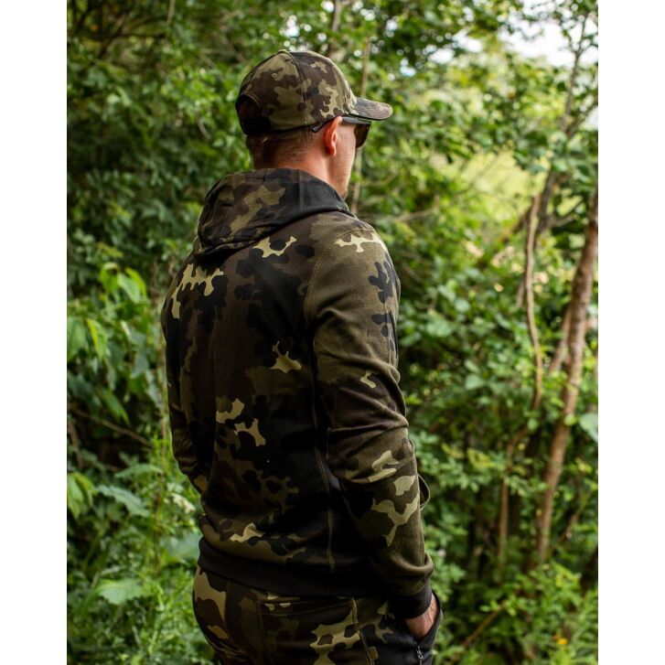 Korda Zip Hoodie Dark Kamo S