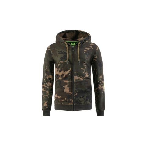 Korda Zip Hoodie Dark Kamo M