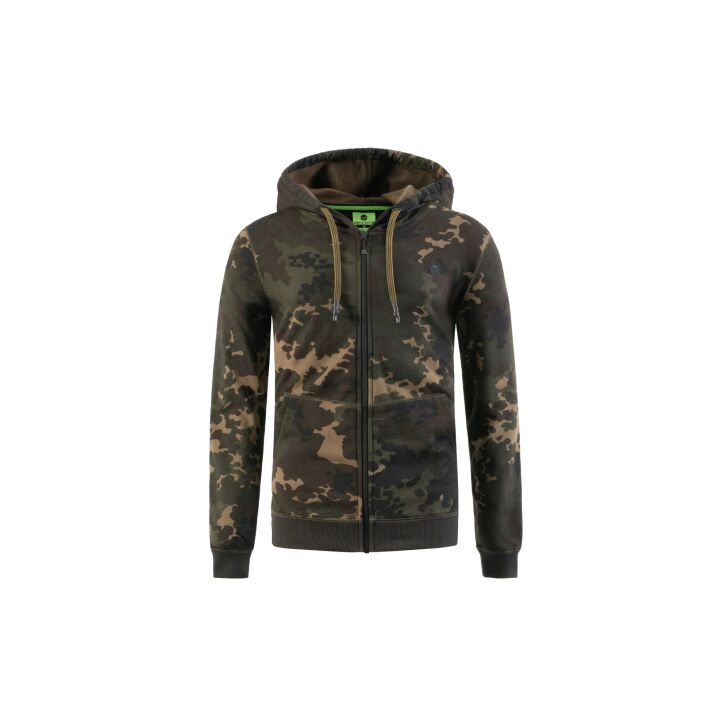 Korda Zip Hoodie Dark Kamo L