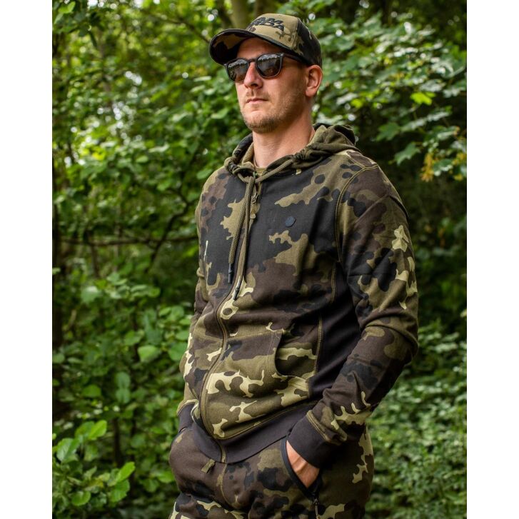 Korda Zip Hoodie Dark Kamo L