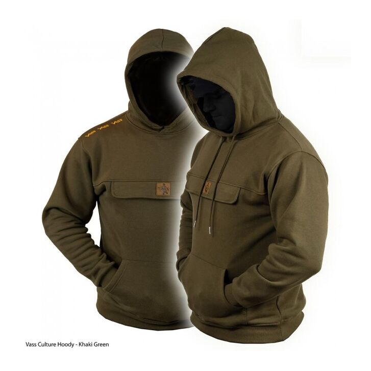 Vass Culture Hoody Khaki Green 3XLarge