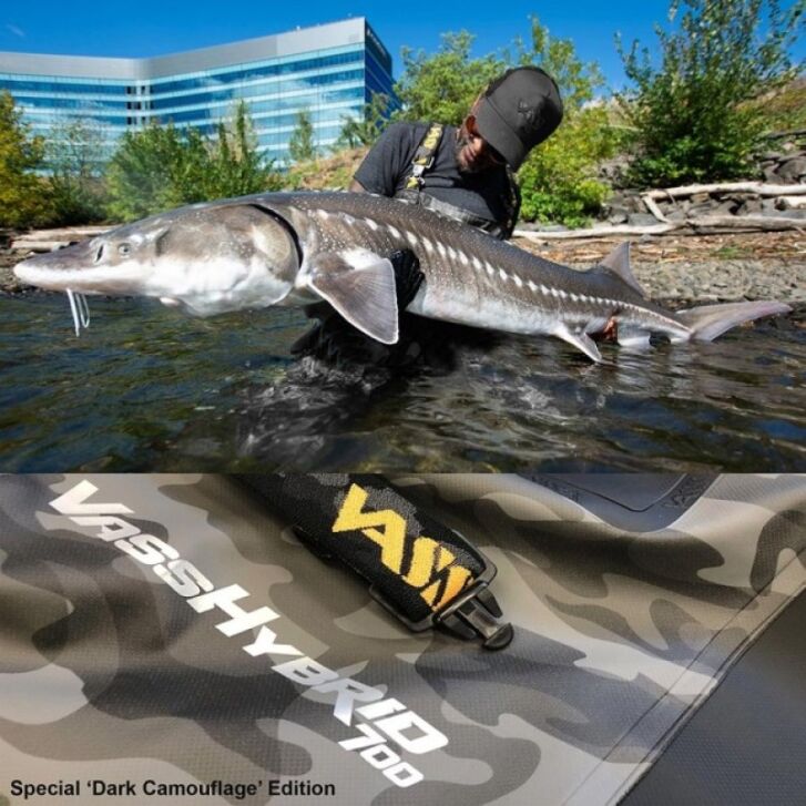 Vass Hybrid 700 Grey Camo Chest Waders 45 UK11