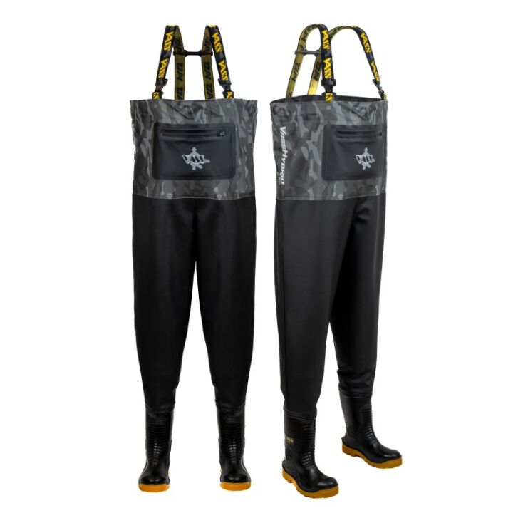 Vass Hybrid 700 Grey Camo Chest Waders 45 UK11