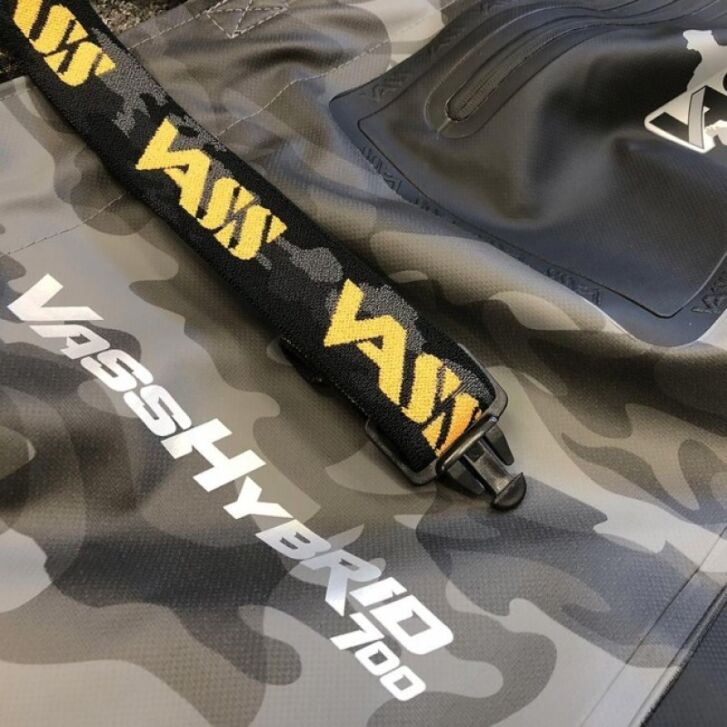 Vass Hybrid 700 Grey Camo Chest Waders 45 UK11