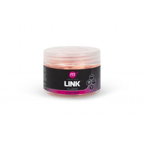 Mainline Link Fluoro Wafters - 15mm - Pink