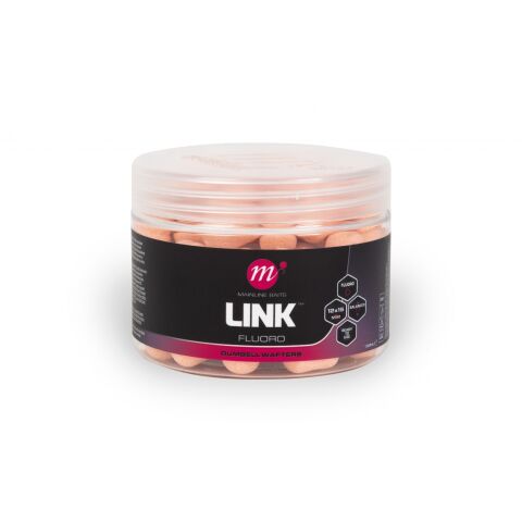 Mainline Link Fluoro Dumbell Wafters - 12 x 15mm - Pink