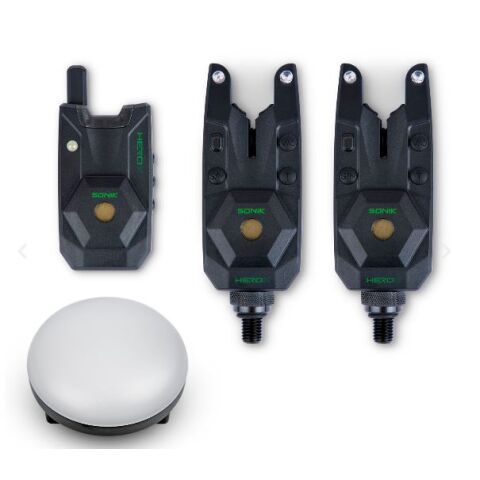 Sonik HeroX Bite Alarm Set + Bivvylight