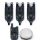 Sonik HeroX Bite Alarm Set 3+1+BL (R G B)