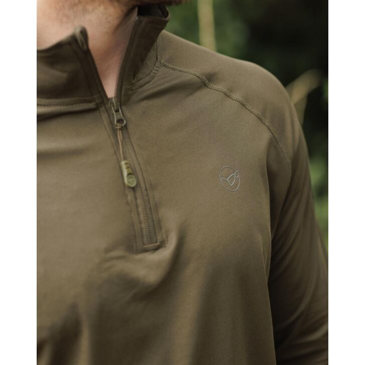 Korda Kool UPF Zip Jersey | Donker Olijf XXXXL
