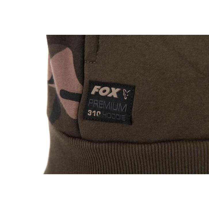 Fox Khaki / Camo pullover premium 310 hoodie - M
