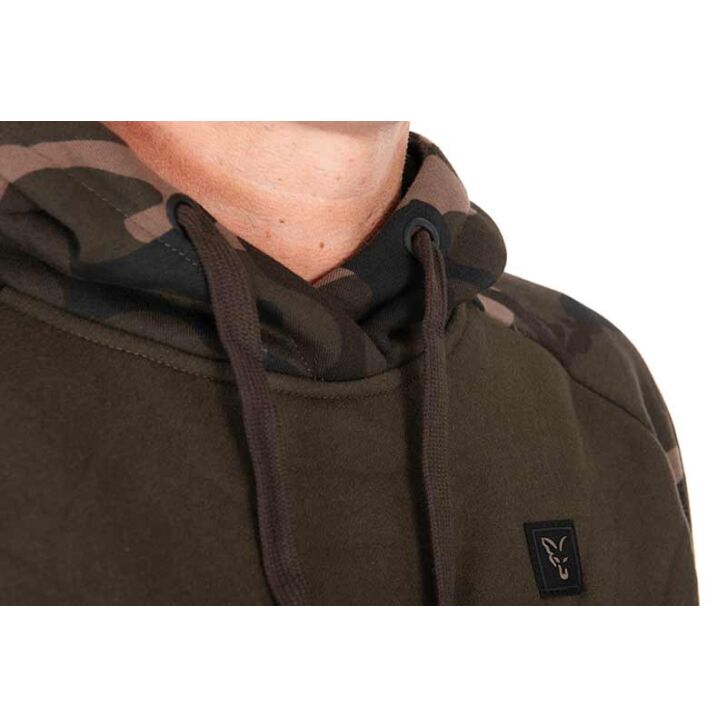Fox Khaki / Camo pullover premium 310 hoodie - M