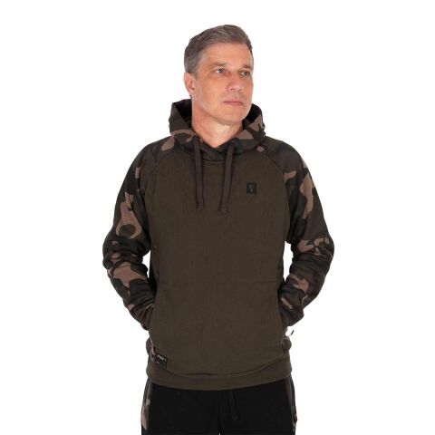 Fox Khaki / Camo pullover premium 310 hoodie - L
