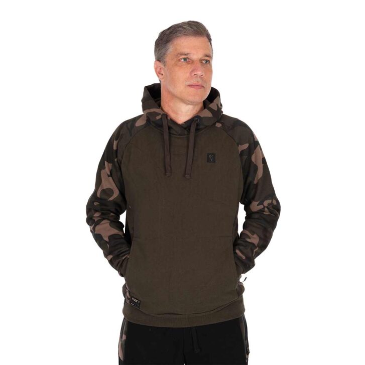 Fox Khaki / Camo pullover premium 310 hoodie - XL