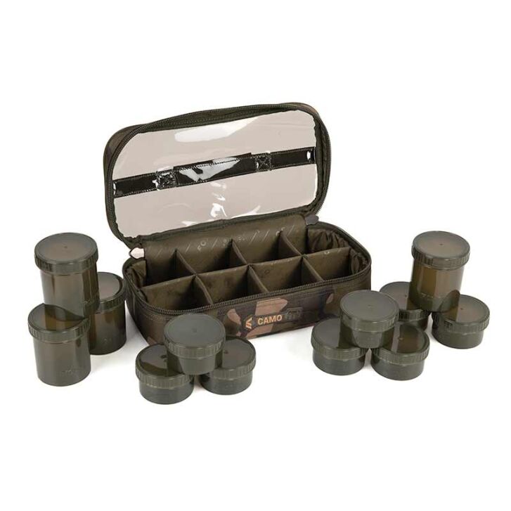 Fox Camolite 12 Pot Hookbait case