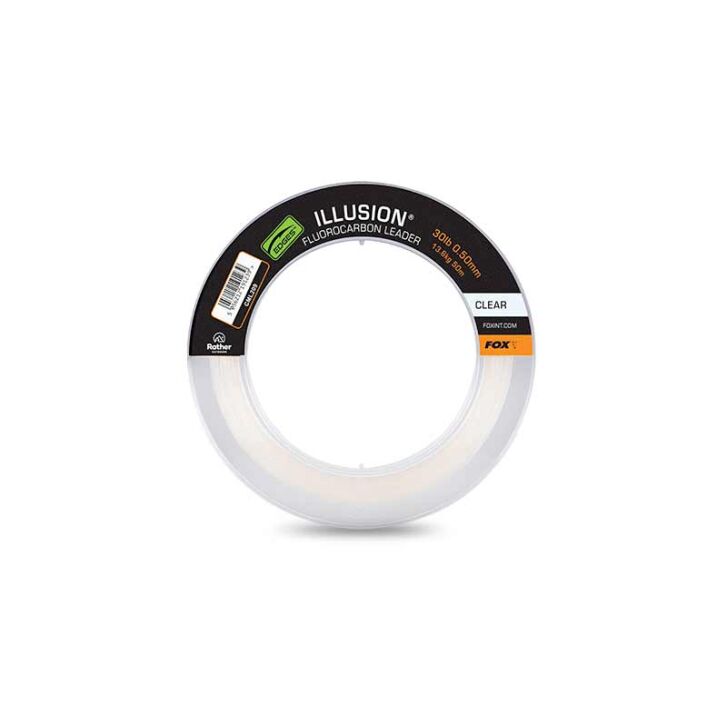 Fox Illusion Fluorocarbon Leader 30lb 13.6kg (0.50mm) x 50m - Clear