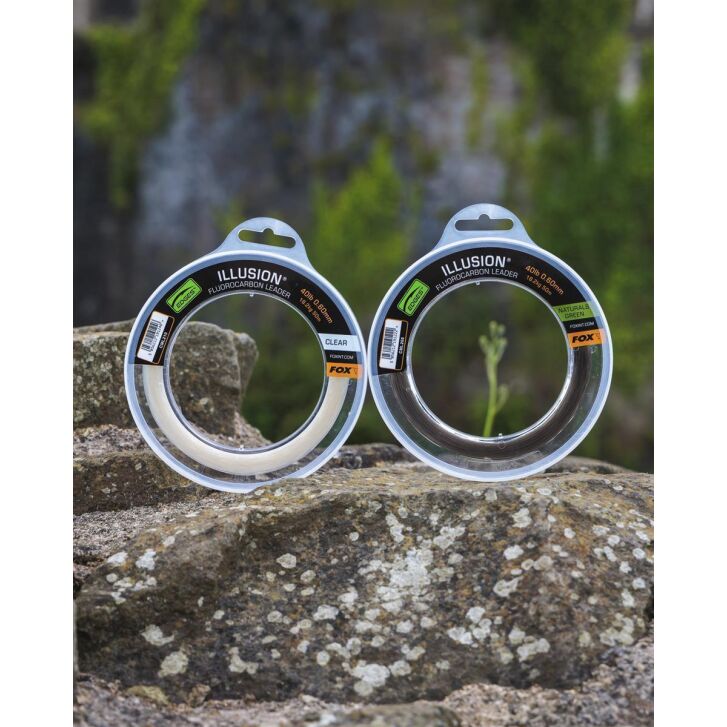 Fox Illusion Fluorocarbon Leader 30lb 13.6kg (0.50mm) x 50m - Clear