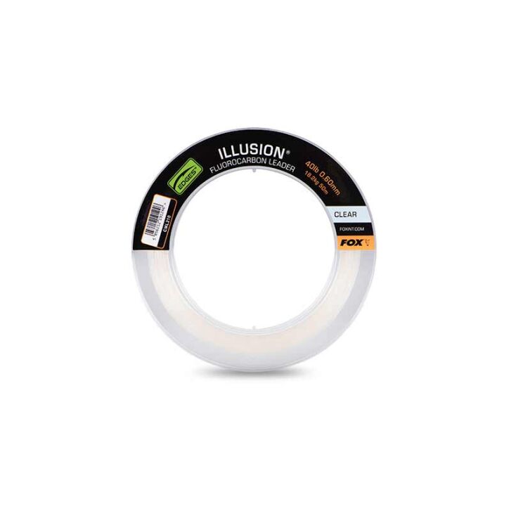 Fox Illusion Fluorocarbon Leader 40lb 18.2kg (0.60mm) x 50m - Clear