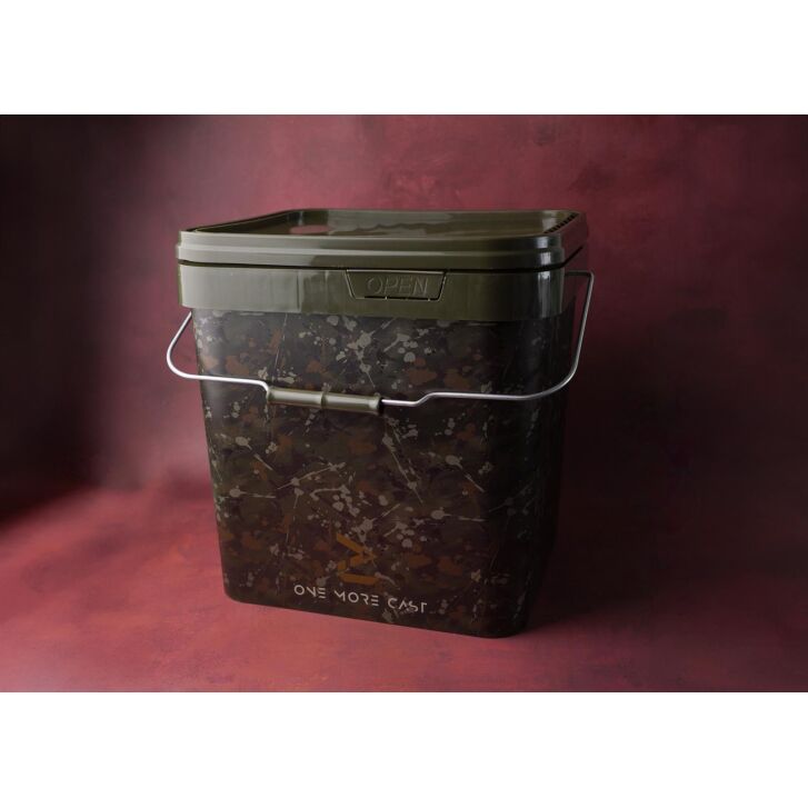 One More Cast PB Bucket Splash Camo Square