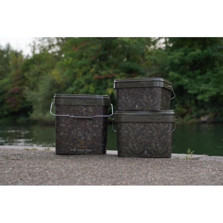 One More Cast PB Bucket Splash Camo Square