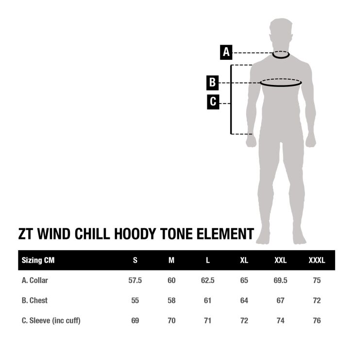 Nash Zero Tolerance Wind Chill Hoody Two Tone Element XXL