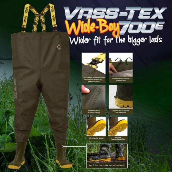 Vass 700-70WB Vass-Tex 700E "WIDE-BOY" Waadpak tot de Borst