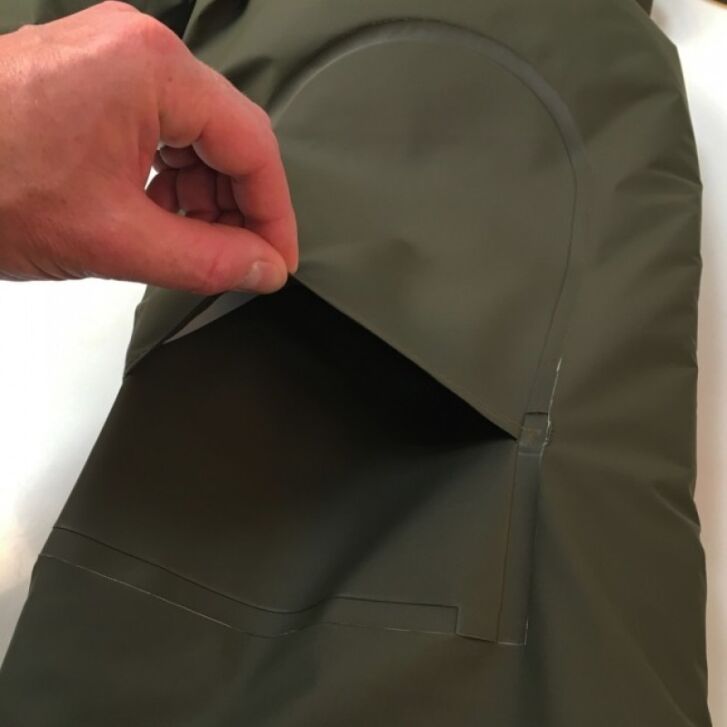 Vass 175W-12KT Khaki Winter Team Vass Broek met kniestukken XLarge