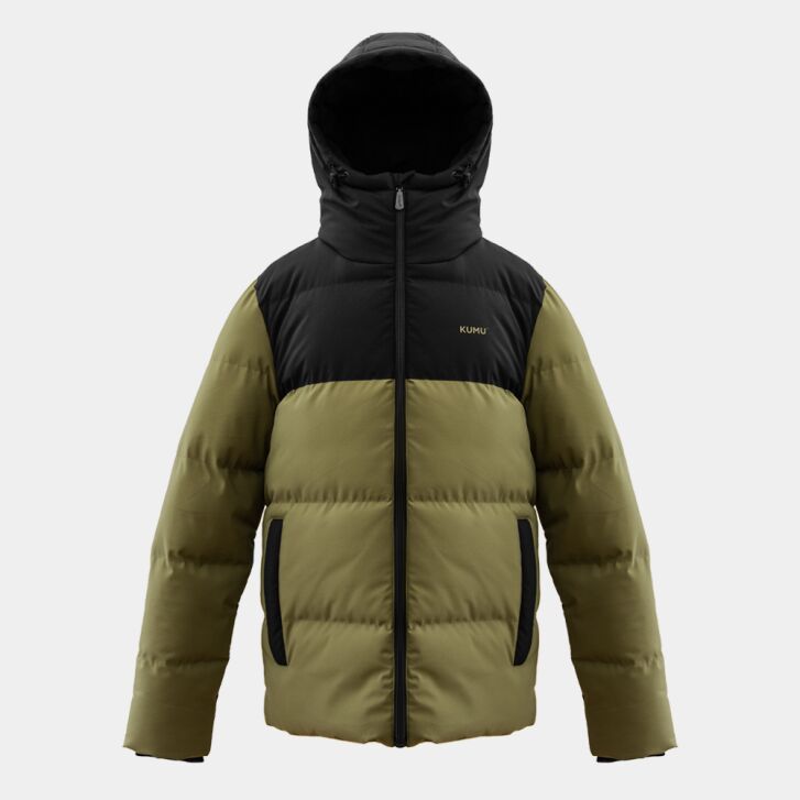 Kumu Capsule Jas Groen-S