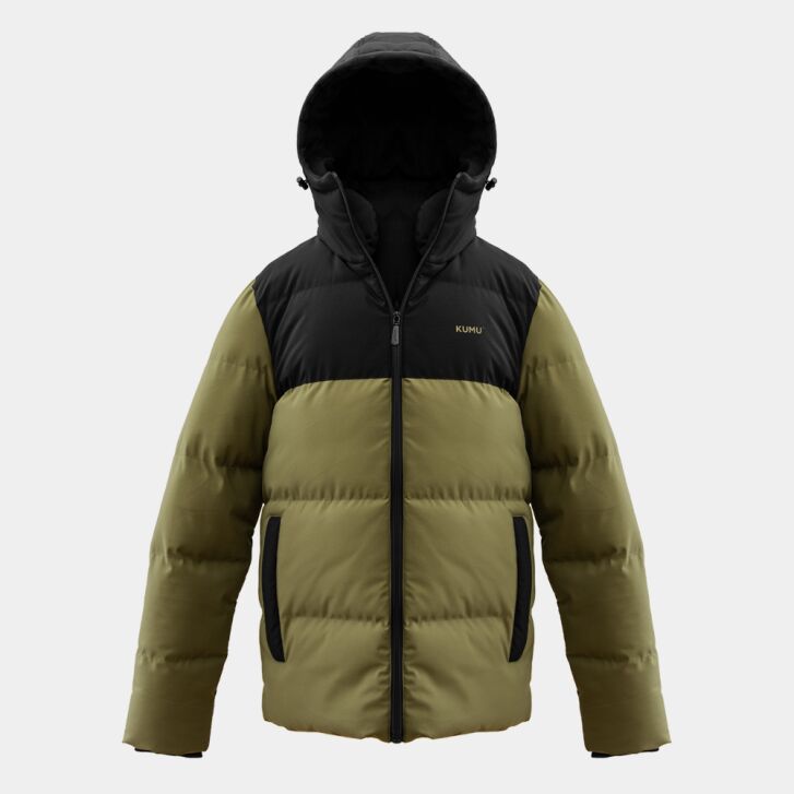 Kumu Capsule Jas Groen-M
