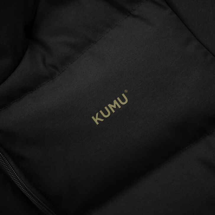 Kumu Capsule Jas Zwart-S