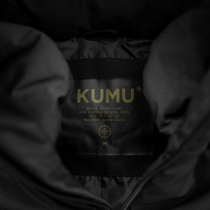 Kumu Capsule Jas Zwart-S