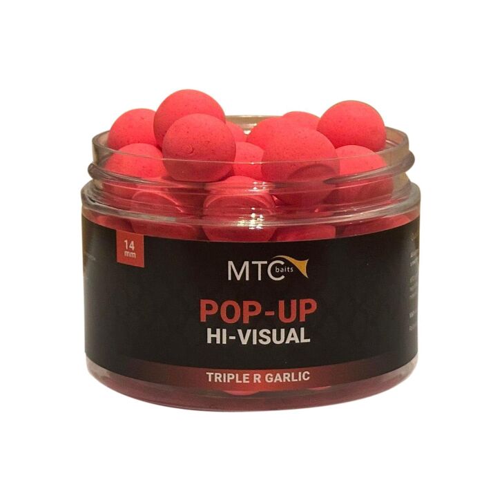 MTC Baits Pop-Up Hi-Visual Triple R Garlic - 18 mm