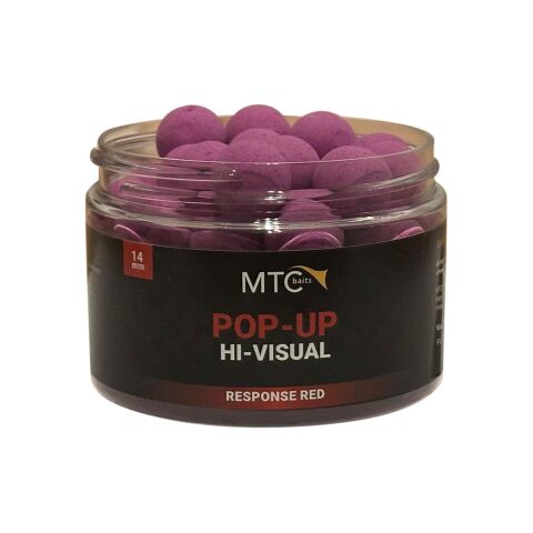 MTC Baits Pop-Up Hi-Visual Response Red - 18 mm