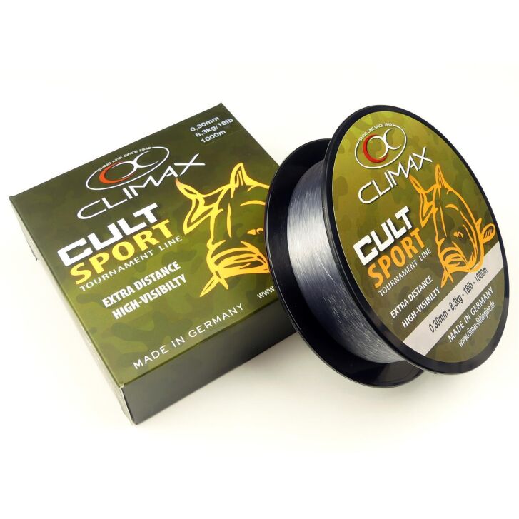 Climax CULT Carp Sport SB grijs 1000m 0,20mm 3,8kg/8lb