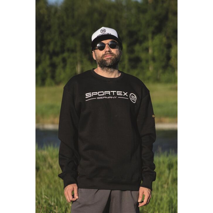 Sportex Crew Neck (zwart) XXL