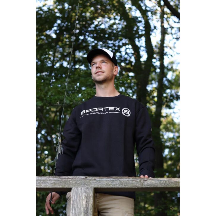 Sportex Crew Neck (zwart) XXL