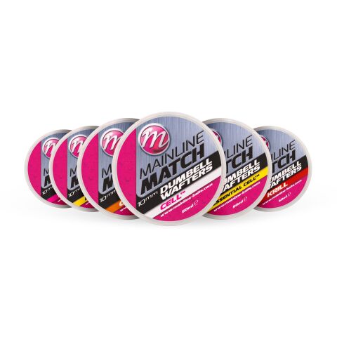 Mainline Match Dumbell Wafters 6mm Geel - Ananas
