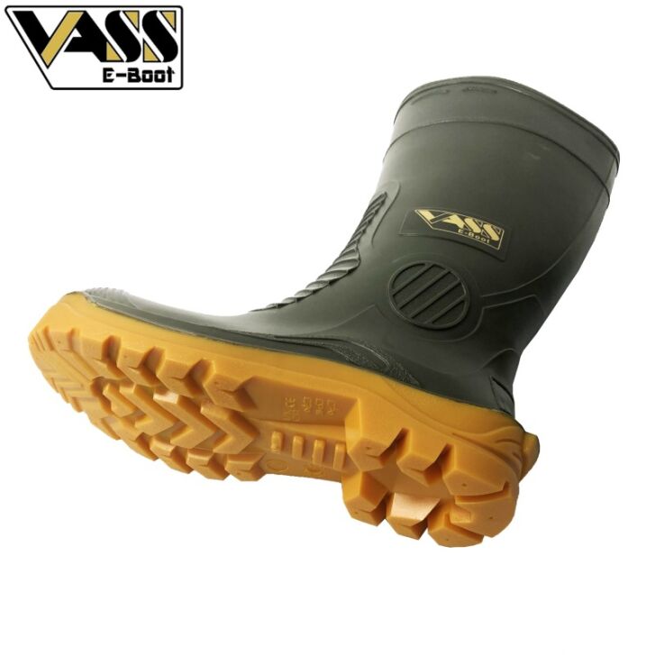 Vass E Boot Khaki/Geel Maat 44 UK 10
