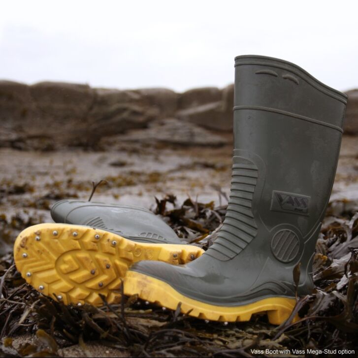 Vass E Boot Khaki/Geel Maat 44 UK 10