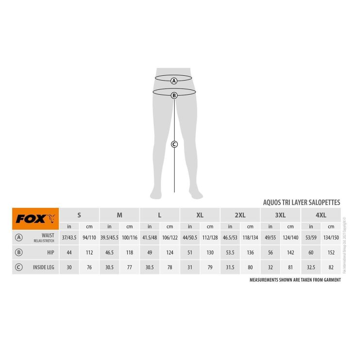 Fox RS25K Khaki Salopettes - 3XL