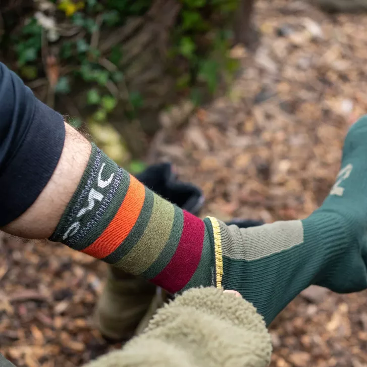 One More Cast Primrose Heel Merino Socks L/XL UK 10-12