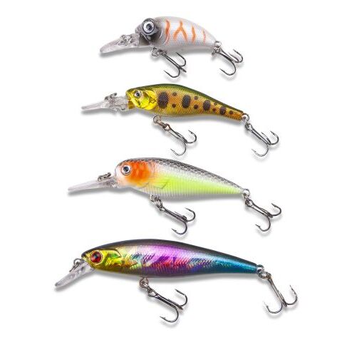 Saenger Specialist Forel Baars Wobbler Set 4 stuks.
