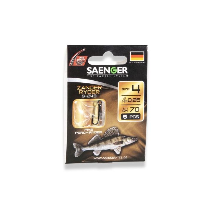 Saenger Carbon Steel Hook Zander Ryder